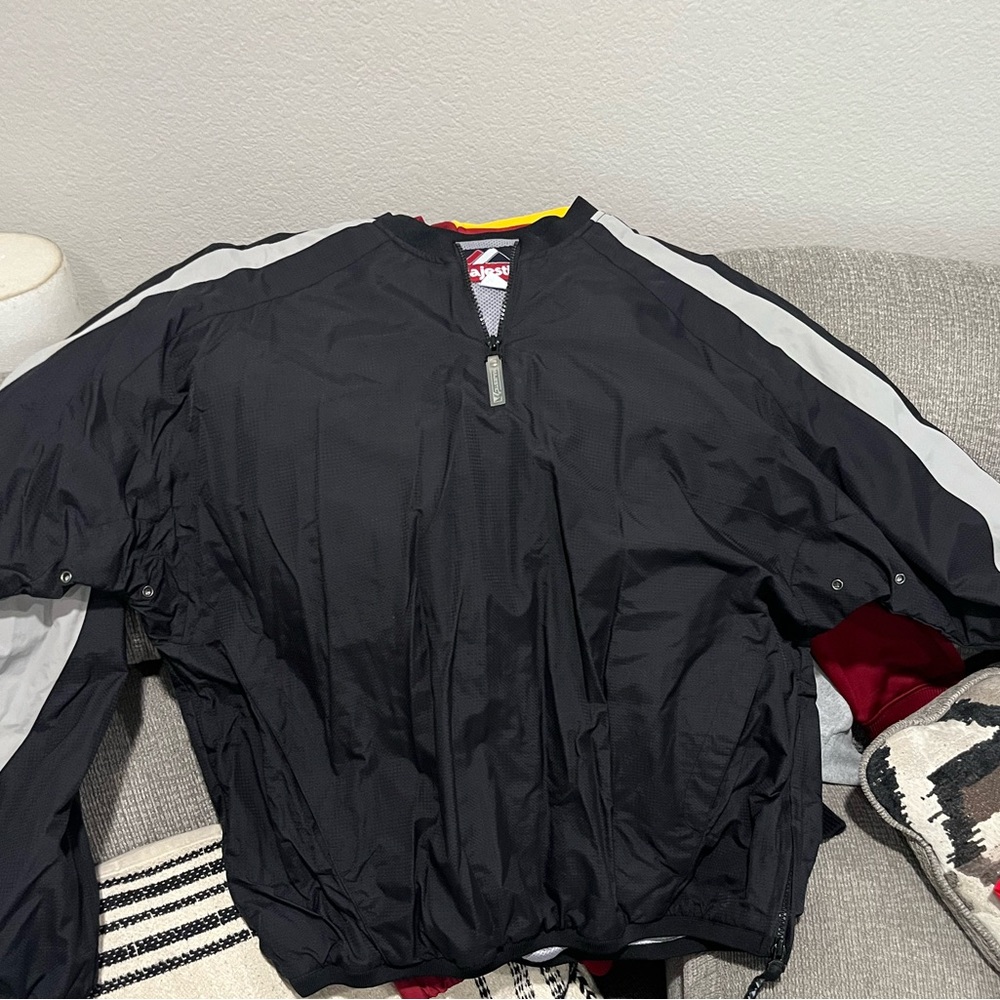 Majestic Men’s Vintage Practice Water Resistant 1/4 Zip Jacket